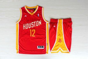 Maillot De Basket Houston Rockets Dwight Howard 12 Tissus Sportif Fans Edition Retro Rouge